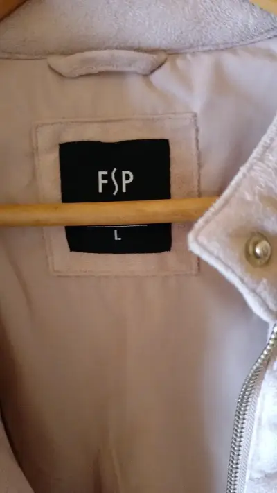 Chaqueta acolchada beige FSP talla L - miniatura 2