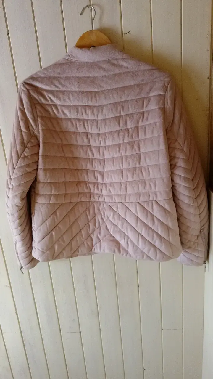 Chaqueta acolchada beige FSP talla L - 3