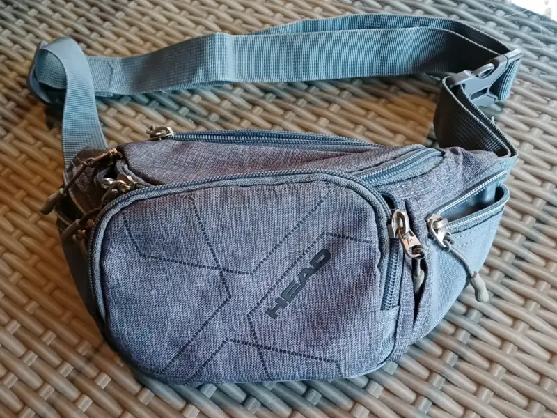 Banano deportiva gris Head con múltiples bolsillos