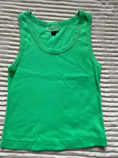 Polera sin mangas verde Unbranded Threads - miniatura 1
