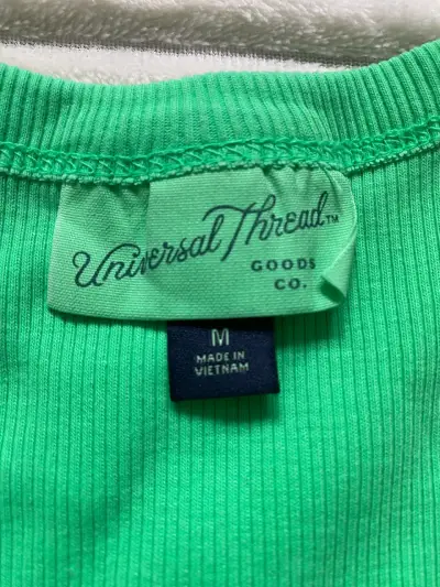 Polera sin mangas verde Unbranded Threads - miniatura 2