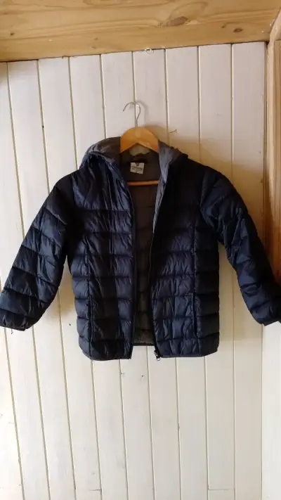 Chaqueta acolchada negra para niño - miniatura 1