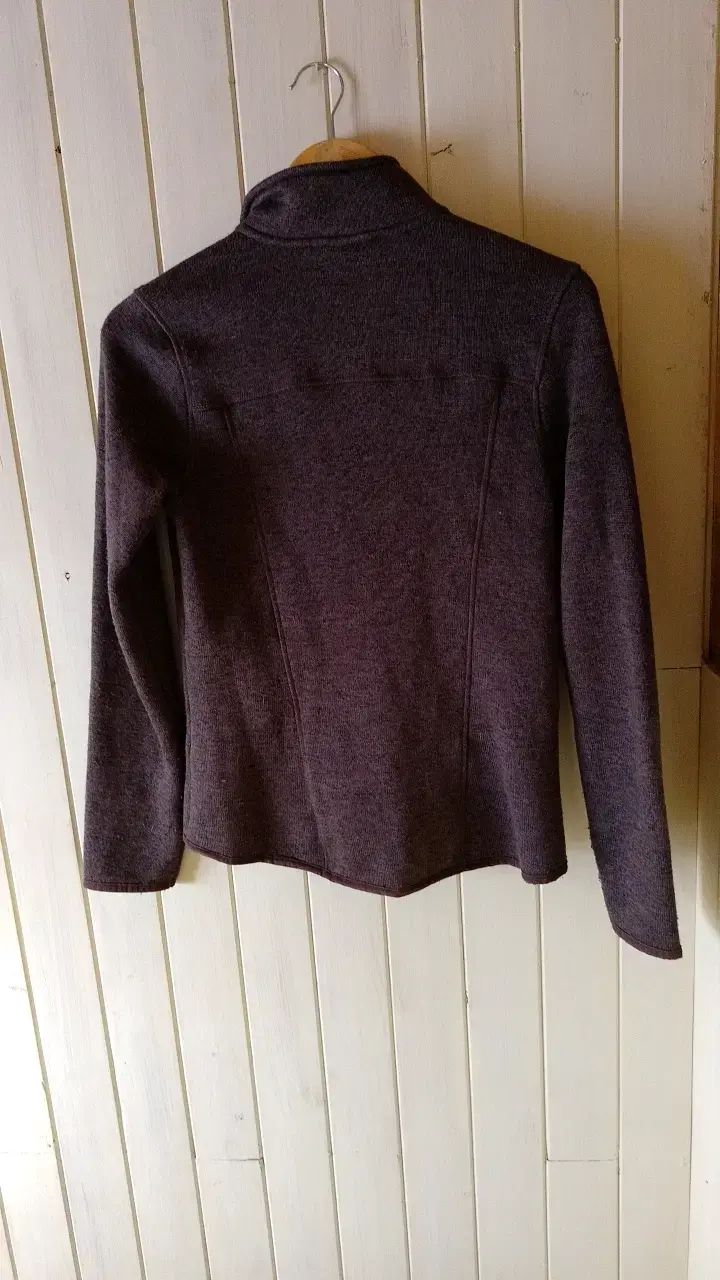 Chaqueta de lana marrón para mujer Haka Honu - 5