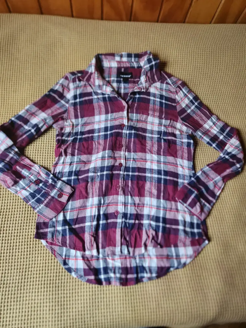 Camisa de franela a cuadros mujer - 2