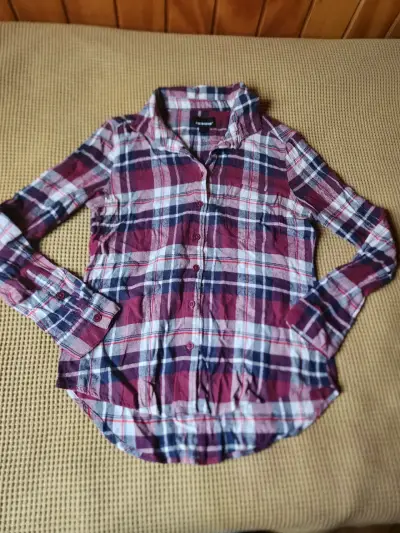 Camisa de franela a cuadros mujer - miniatura 2