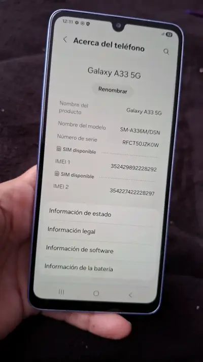 Samsung Galaxy A33 5G en buen estado - miniatura 4