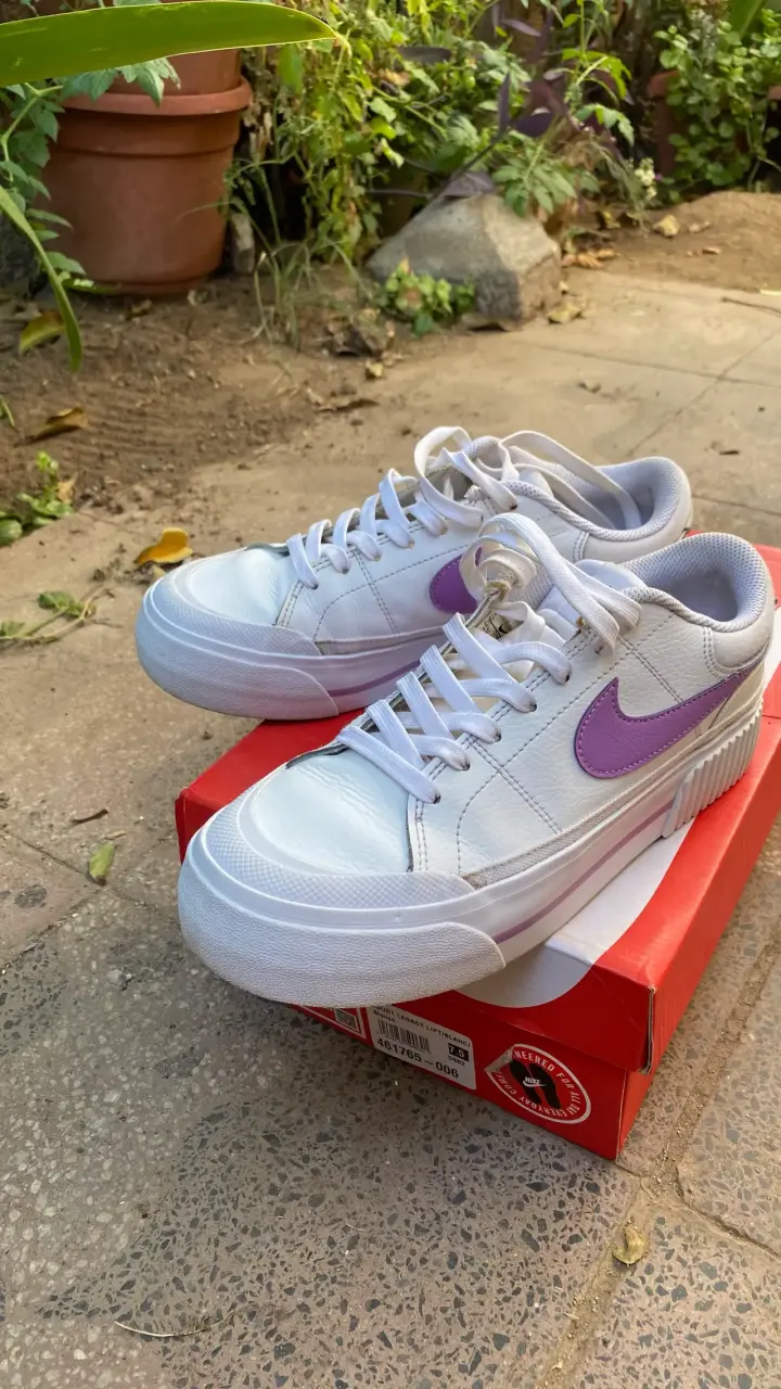 Zapatillas Nike Court Legacy Lift blancas - 1