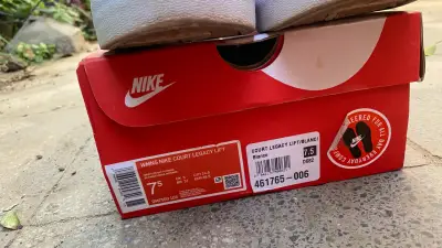 Zapatillas Nike Court Legacy Lift blancas - miniatura 4