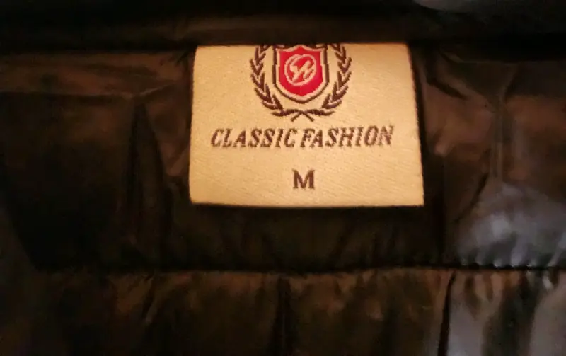 Parka larga acolchada negro con capucha - 3