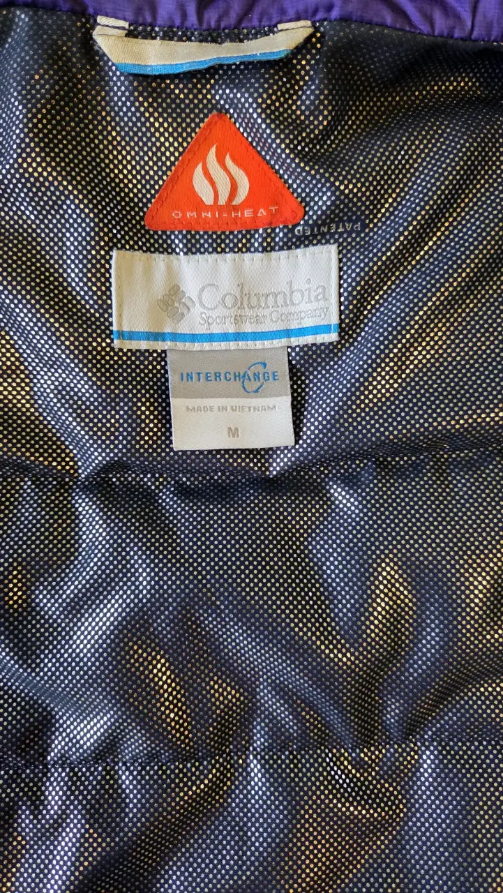 Chaqueta Columbia morada con tecnología Omni-Heat - 4