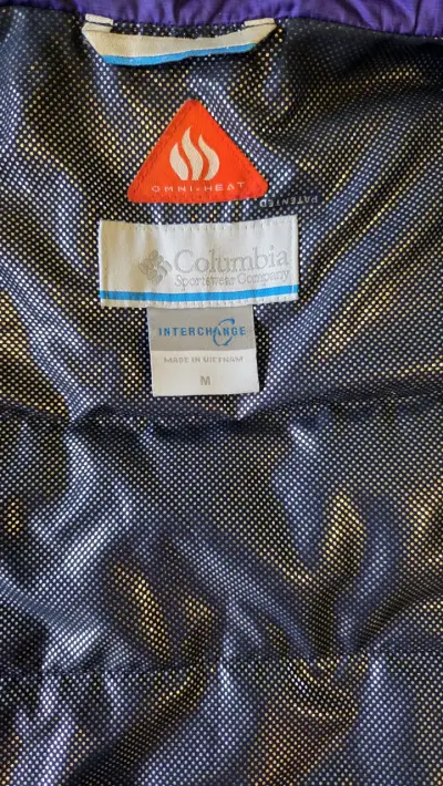Chaqueta Columbia morada con tecnología Omni-Heat - miniatura 4