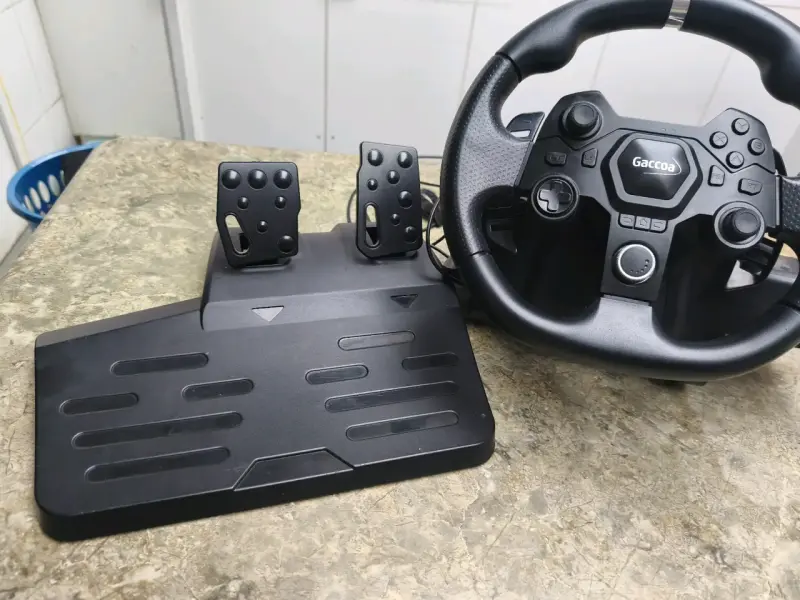 Volante de Simulación Gaccoa con Pedales - 4