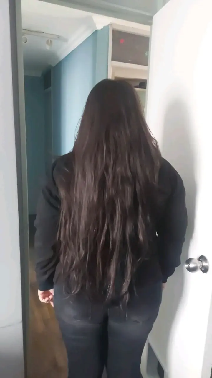 Pantalones de cuero negro para mujer