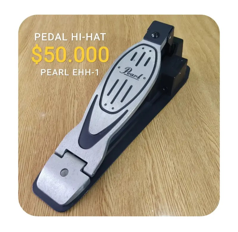 Pedal Hi-Hat electrónico Pearl EHH-1, $50.000.- - 1
