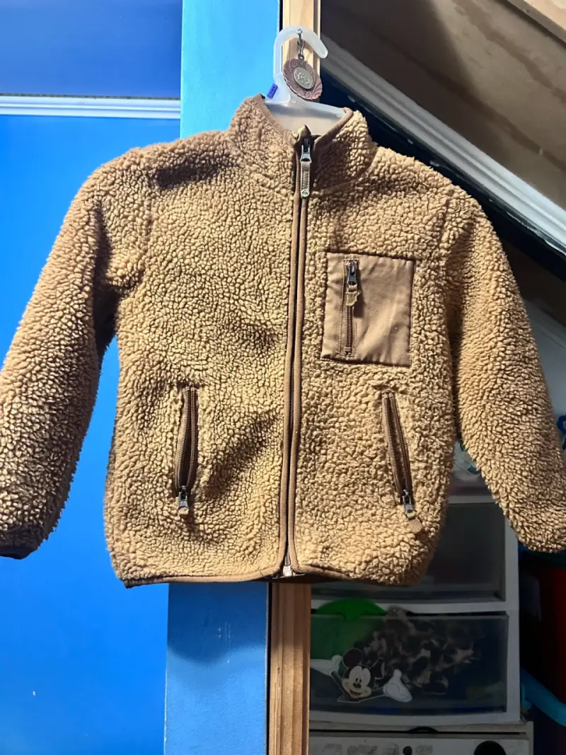 Chaqueta Varsity NY negra y beige - 4