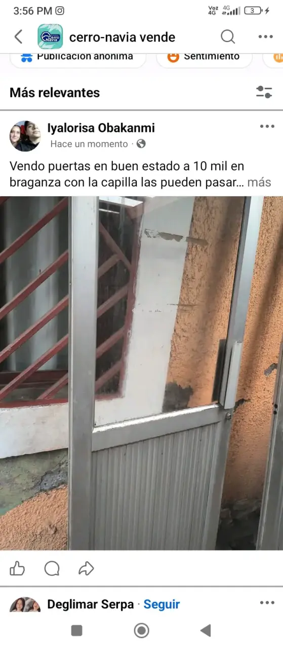 Puerta de aluminio con vidrio para exterior - 2