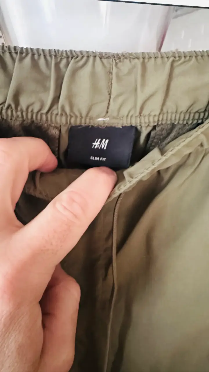 Pantalones cargo verde oliva H&M slim fit - 2