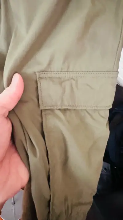 Pantalones cargo verde oliva H&M slim fit - miniatura 3