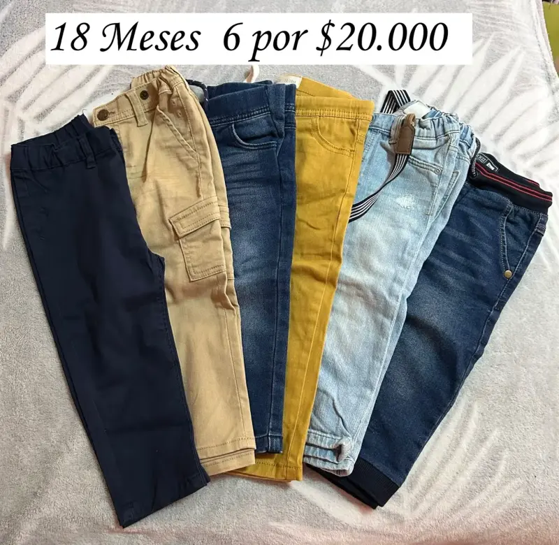 Lote de pantalones y camisas 18-24 meses - 1