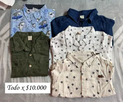 Lote de pantalones y camisas  18-24 meses - miniatura 4