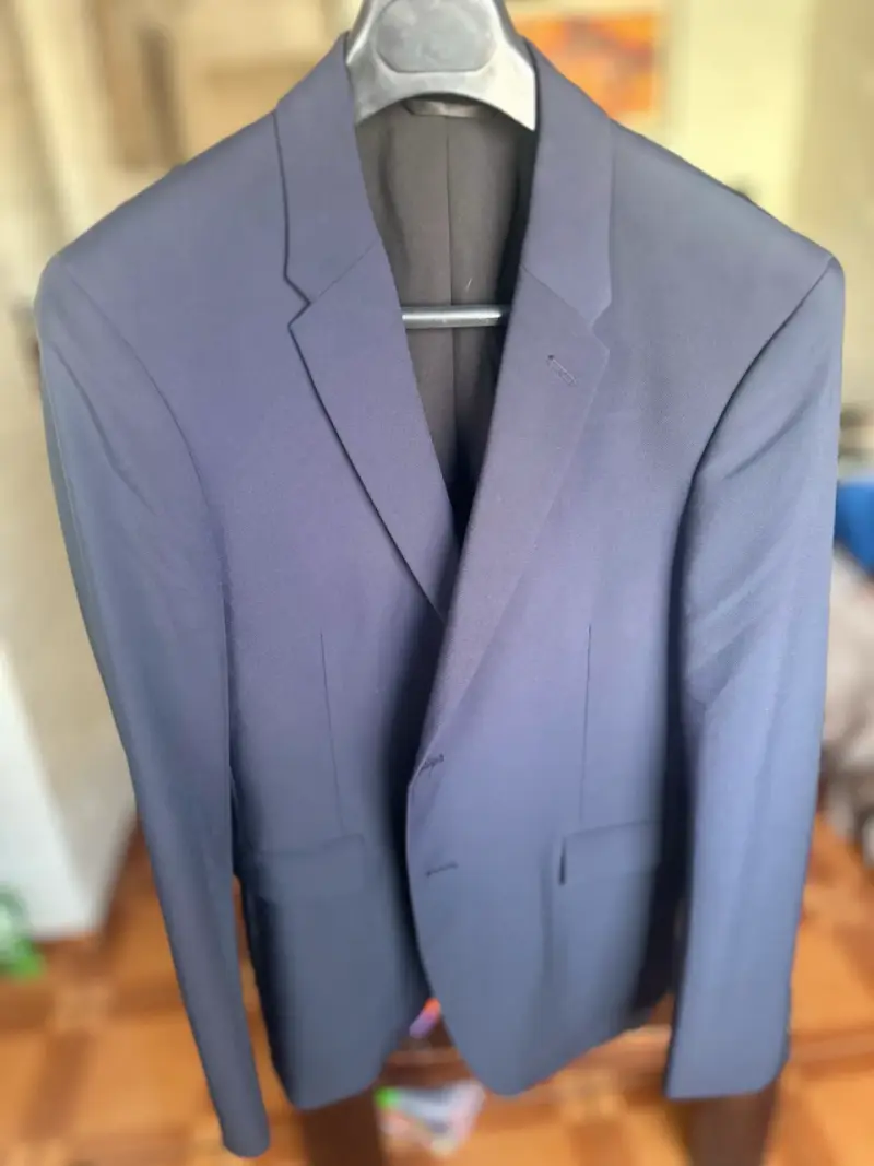 Blazer azul marino para hombre elegante - 5