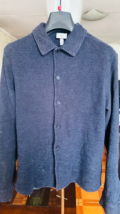 Cárdigan azul marino H&M para hombre - miniatura 4