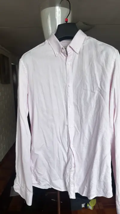 Camisa de vestir blanca para hombre - miniatura 1