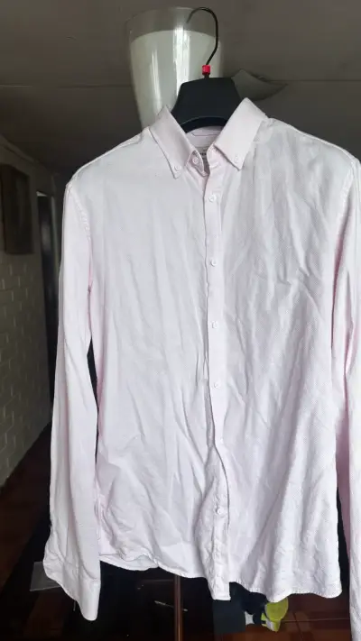Camisa de vestir blanca para hombre - miniatura 2