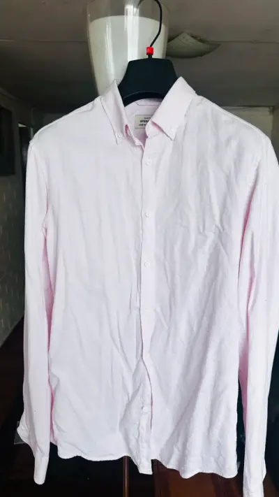 Camisa de vestir blanca para hombre - miniatura 3