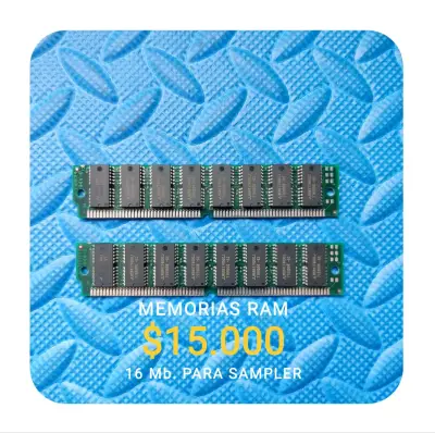 Memorias RAM 16 MB para Sampler Korg, Akai, Roland - miniatura 1
