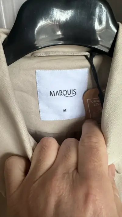 Trench coat beige para mujer Marquis - miniatura 5