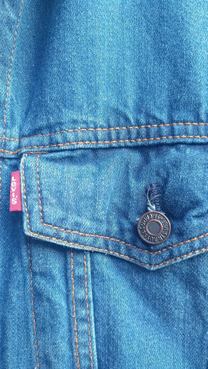 Chaqueta de mezclilla Levi's azul - 1