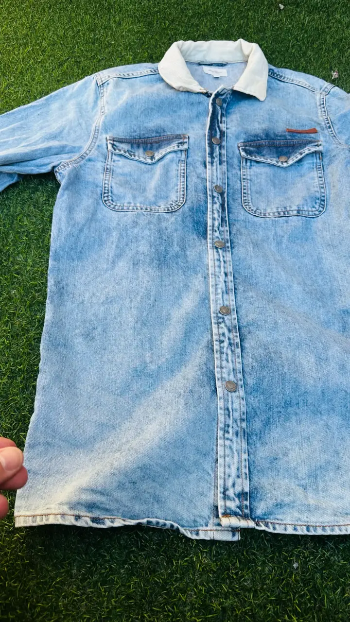 Chaqueta de mezclilla Pepe Jeans azul claro - 4