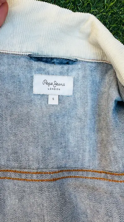Chaqueta de mezclilla Pepe Jeans azul claro - miniatura 5