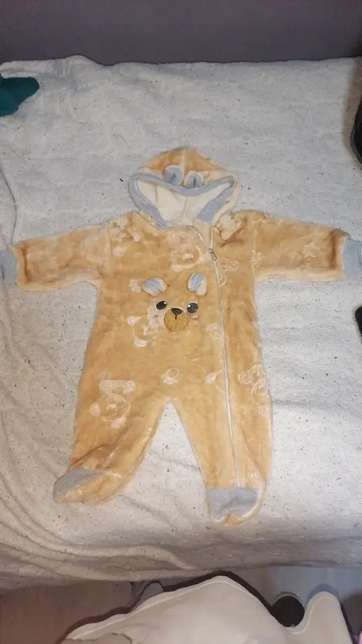 Enterito de bebé con diseño de oso - 1