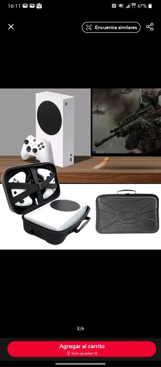 Estuche rígido para consola Xbox Series S - 2