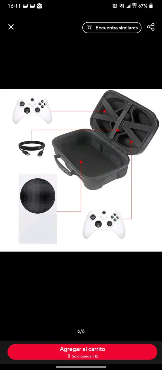 Estuche rígido para consola Xbox Series S - 5