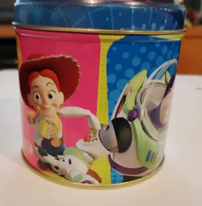 Lata  alcancía  caramelos Toy Story 3 Ambrosoli - miniatura 2