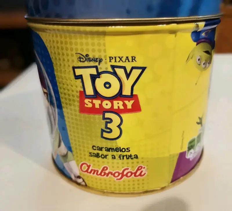 Lata alcancía caramelos Toy Story 3 Ambrosoli - 3