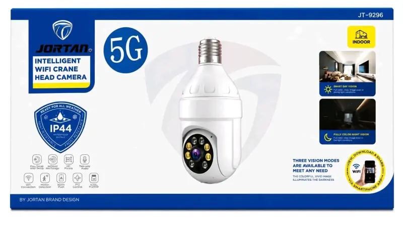 Cámara WiFi Inteligente Jortan 5G para Interior