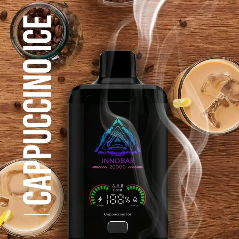 Vape desechable Innobar 20000 sabor Cappuccino Ice
