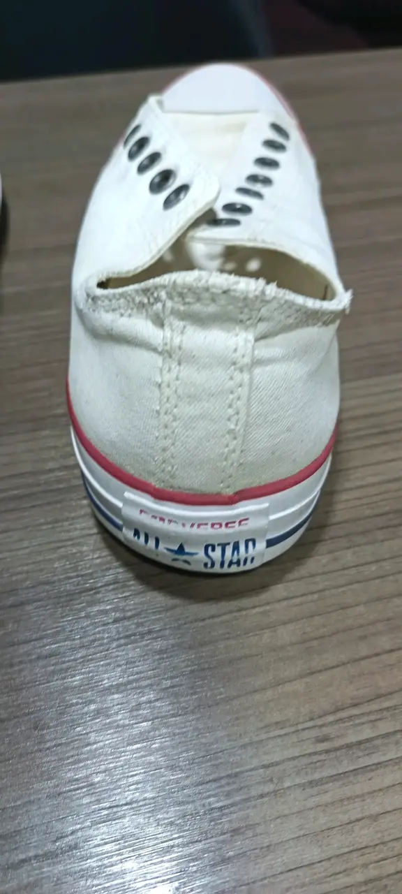 Zapatillas Converse All Star blancas sin cordones - 6
