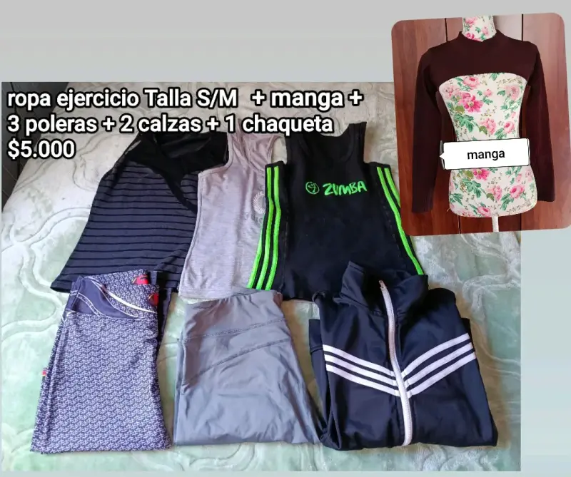 Conjunto de ropa deportiva para mujer talla S/M