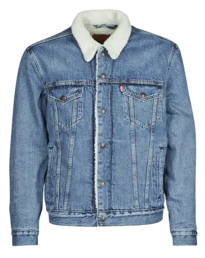 Chaqueta de mezclilla Levi's Trucker Sherpa - miniatura 1