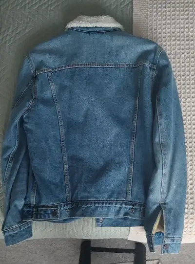 Chaqueta de mezclilla Levi's Trucker Sherpa - miniatura 3