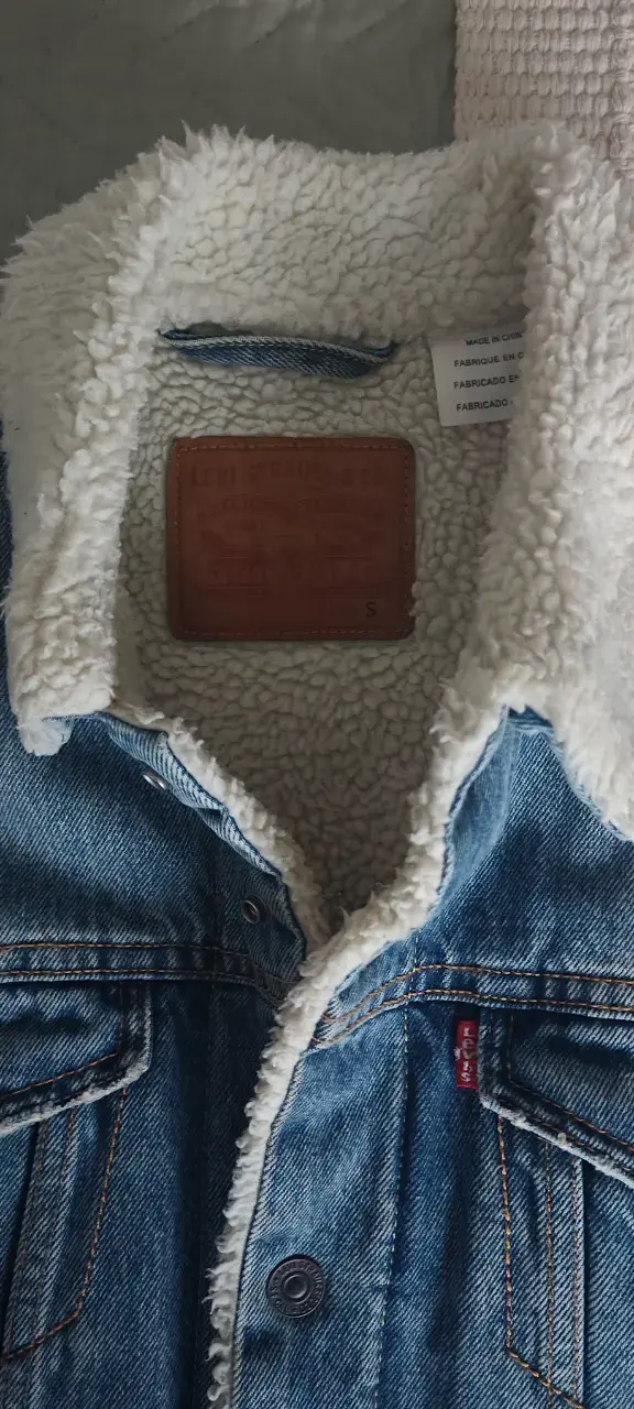 Chaqueta de mezclilla Levi's Trucker Sherpa - 4