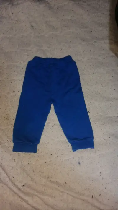 Pantalones azules para bebé talla 1 - miniatura 1