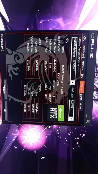 Tarjeta Gráfica NVIDIA GeForce RTX 3080 10GB - miniatura 1