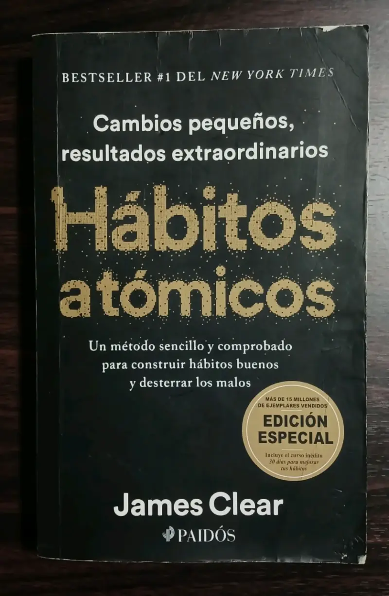 Libro Hábitos Atómicos de James Clear - 1