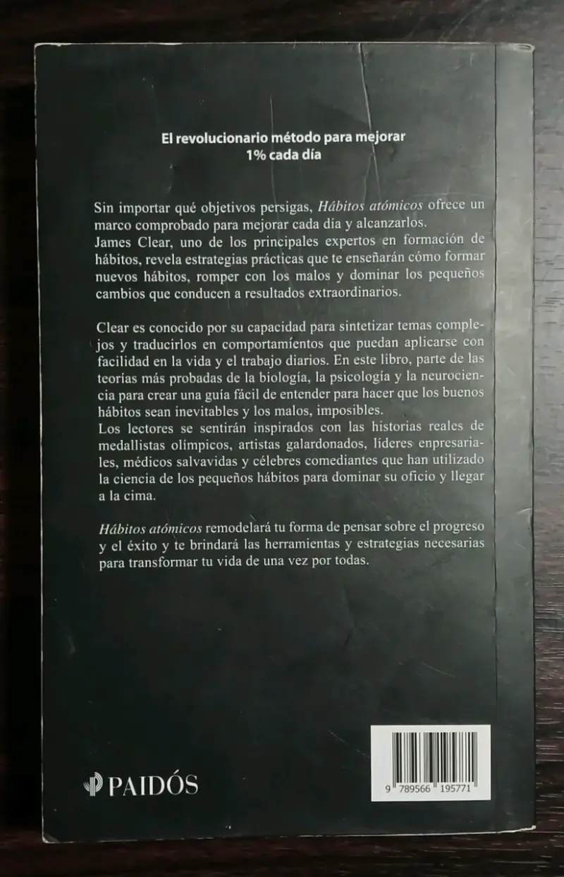 Libro Hábitos Atómicos de James Clear - 3